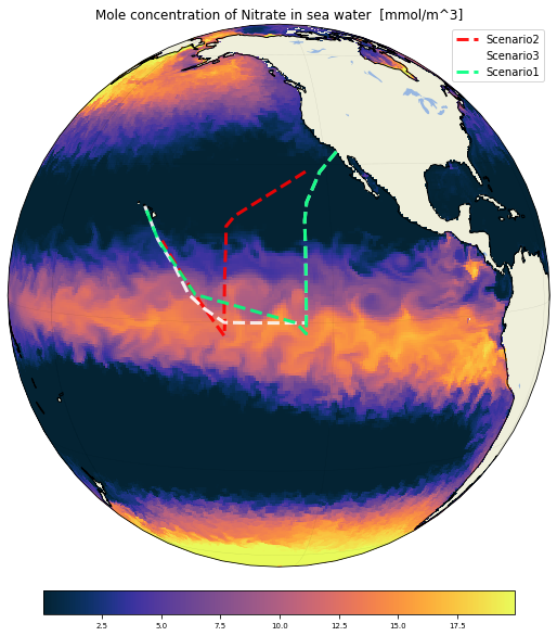 Geospacial cruise map